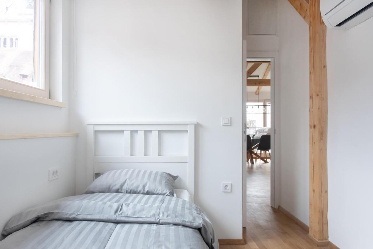 Bright & Spacious Loft In The Heart Of Old Town Liubliana Exterior foto
